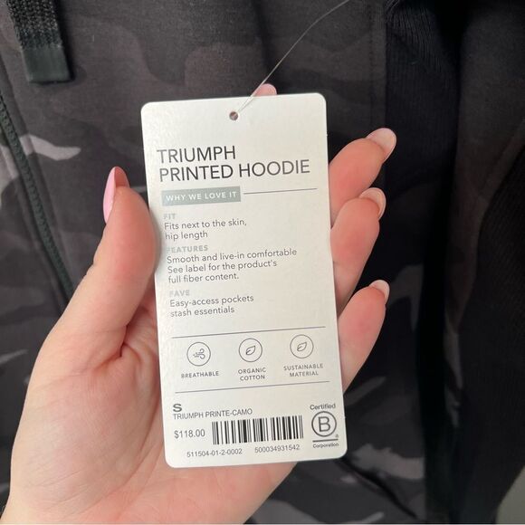 Athleta Triumph Printed Hoodie - Picture 14 of 15